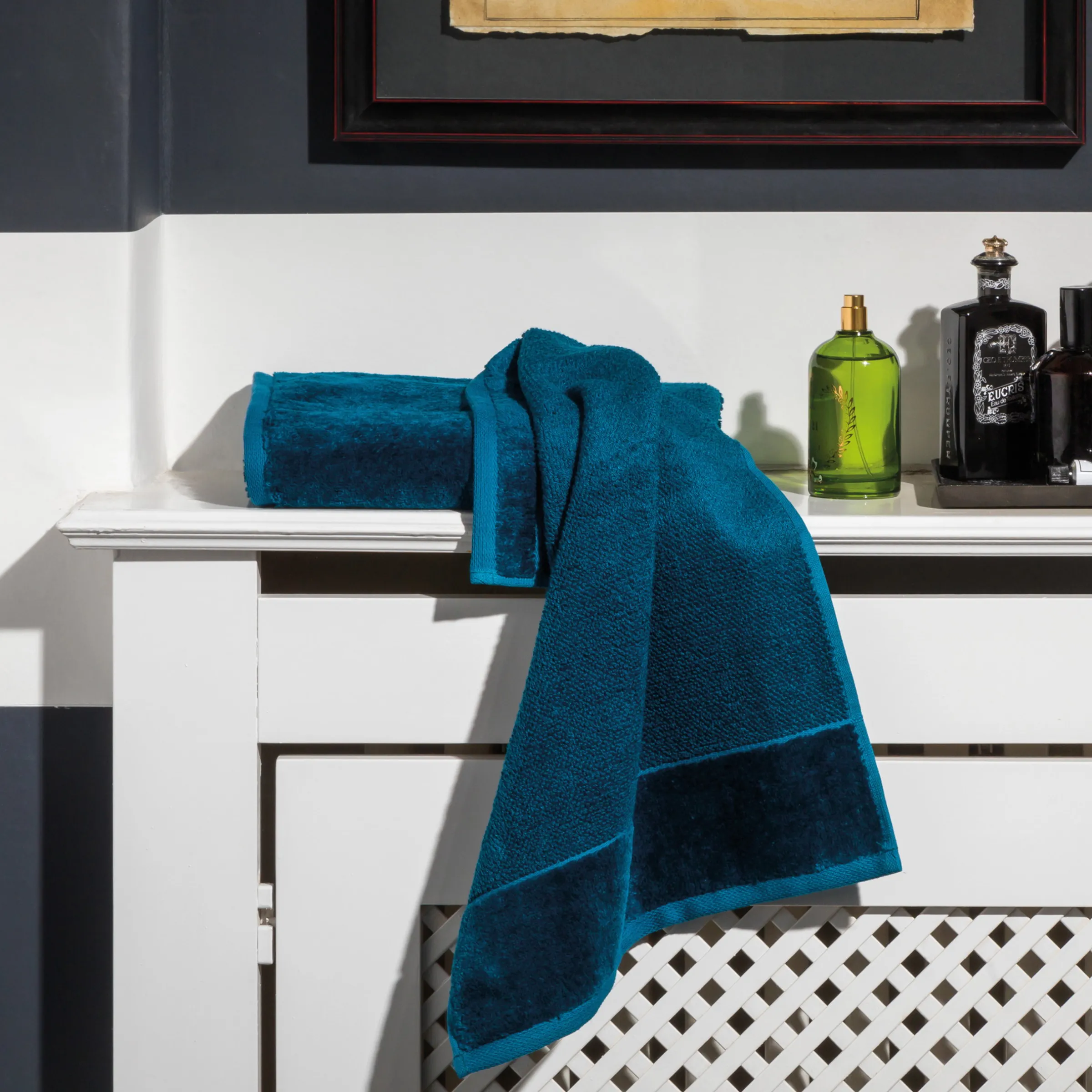 Bamboo Luxe Handtuch 50X100 cm (stone)