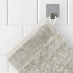 Bamboo Luxe Waschhandschuh 20X15 cm (silver grey)