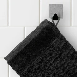 Bamboo Luxe Waschhandschuh 20X15 cm (black)