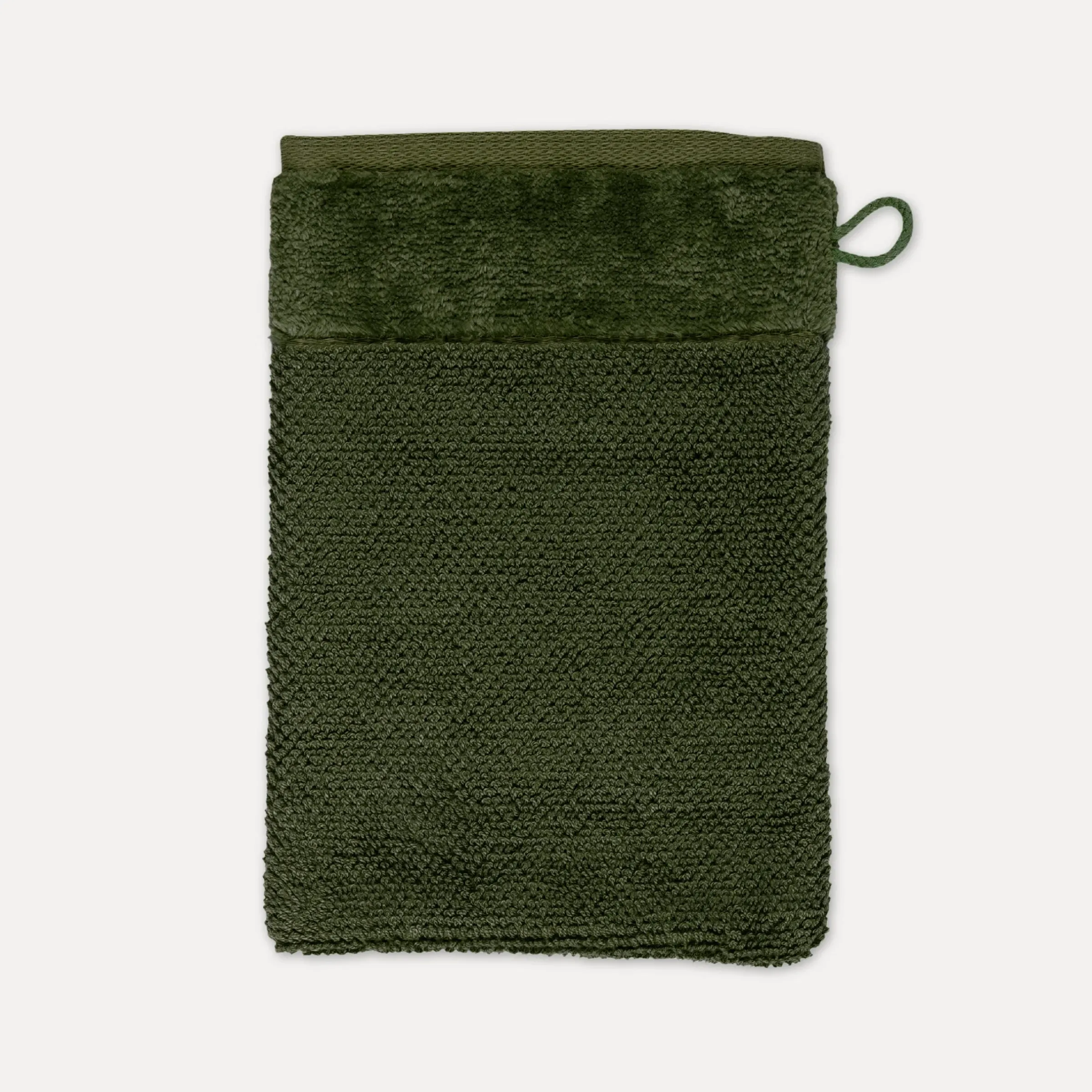 Bamboo Luxe Waschhandschuh 20X15 cm (olive)