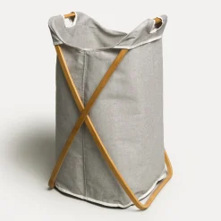 Bamboo Wäschekorb (grey)