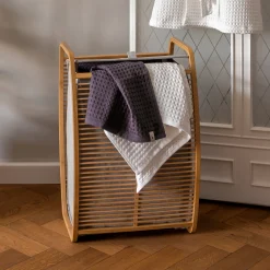 Bamboo Wäschekorb (wood)