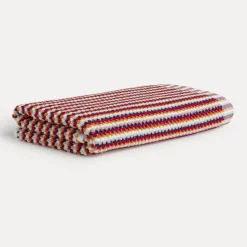 Bliss Duschtuch 67X140 cm (berry/orange)