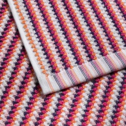 Bliss Duschtuch 67X140 cm (berry/orange)