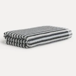 Bliss Duschtuch 67X140 cm (silver/black)