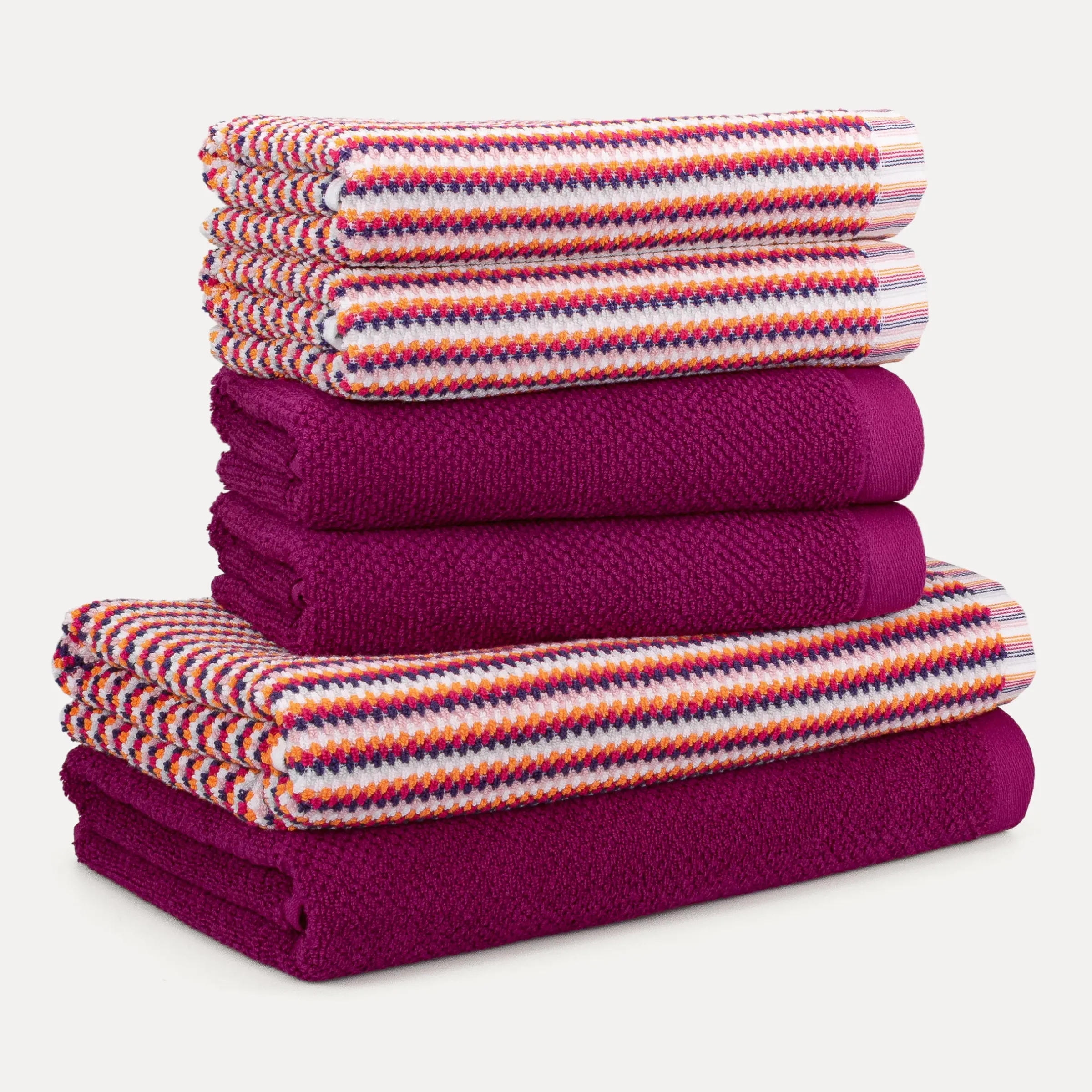 Bliss Handtuchset 6-TLG (berry)