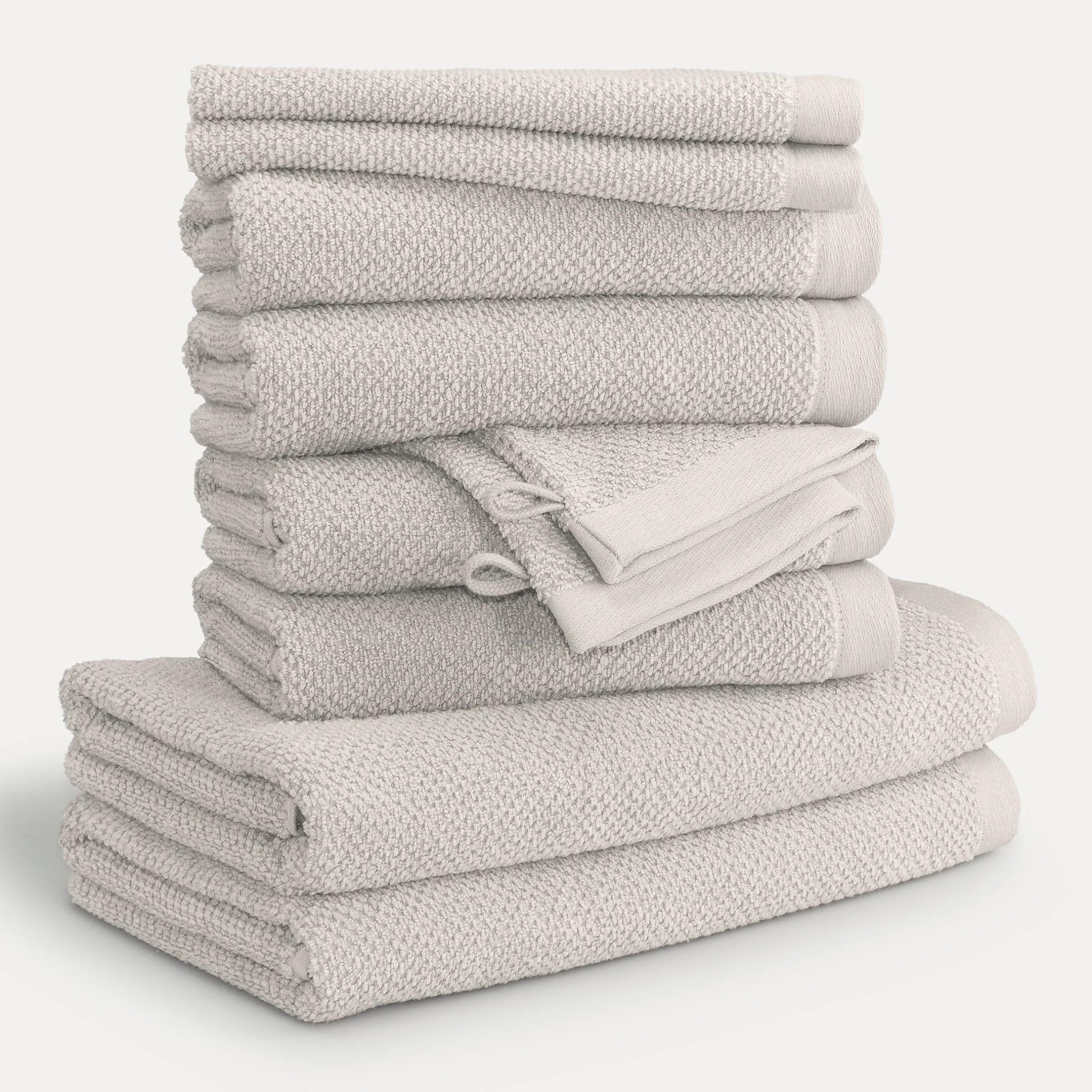 Bliss Handtuchset 10-TLG (silver grey)