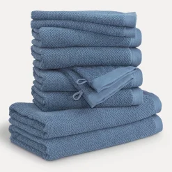 Bliss Handtuchset 10-TLG (steel blue)