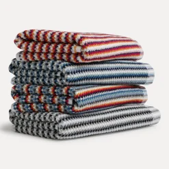 Bliss Handtuch 50X100 cm (berry/orange)