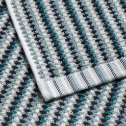 Bliss Handtuch 50X100 cm (blue/green)