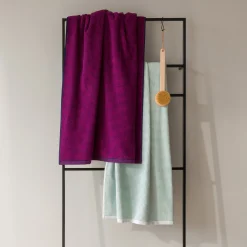 Bliss Saunatuch 80X200 cm, snow/steel blue (blau) (snow/steel blue)