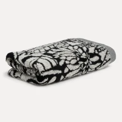 Brooklyn Handtuch 50X100 cm (nature/black)