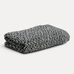 Brooklyn Handtuch 50X100 cm (nature/black)