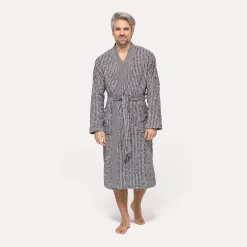 Brooklyn Kimono schwarz (nature/black/Stepper Karos)