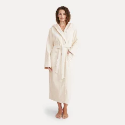 Calm Essence Bademantel mit Kapuze beige (nature)