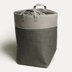 Canvas Wäschekorb (grey)