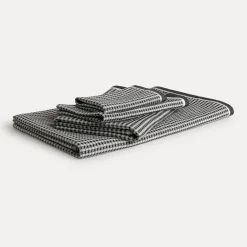 Eden Duschtuch 75X160 cm (black/nature)