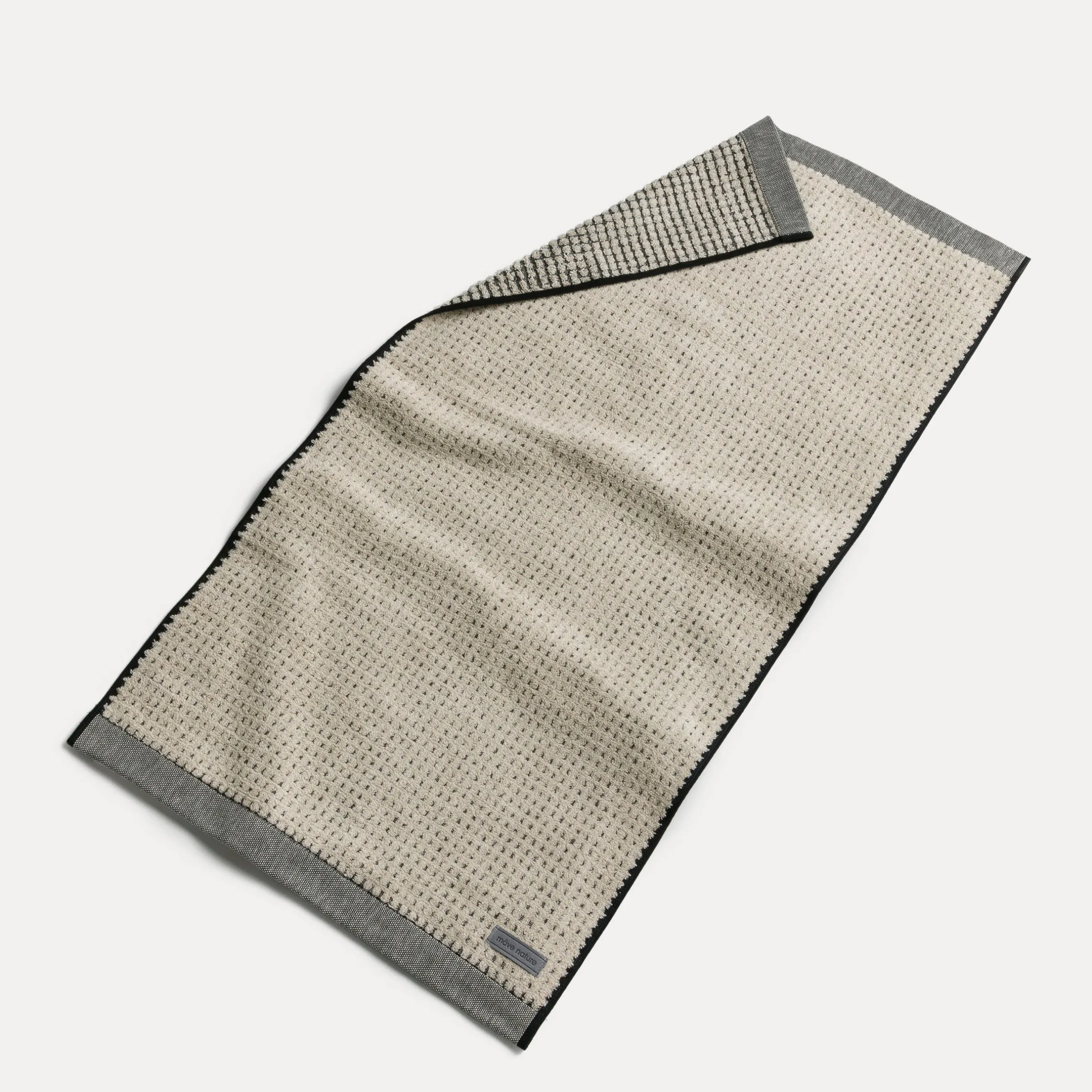Eden Handtuch 50X100 cm (nature/black)