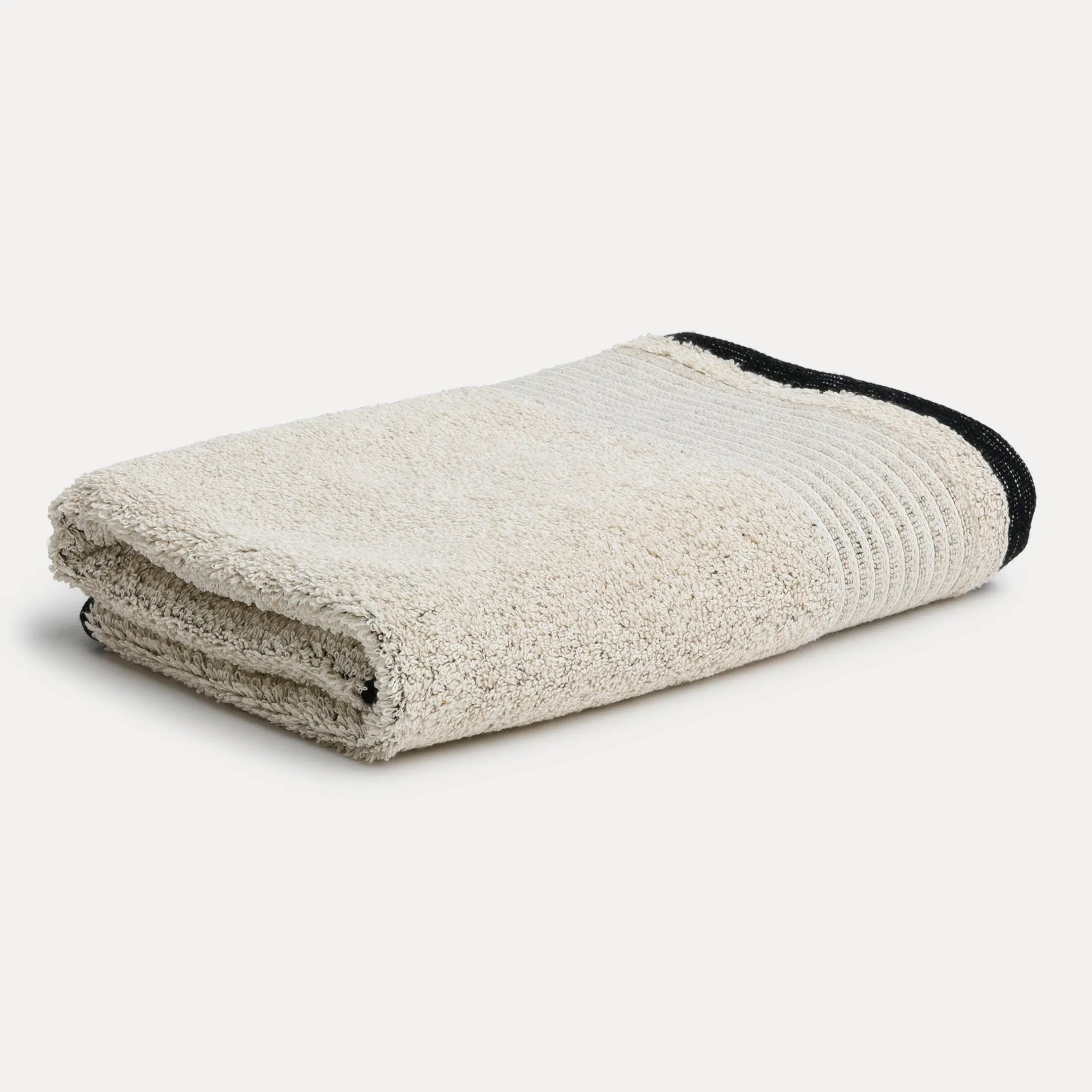 Eden Handtuch 50X100 cm (nature/black)