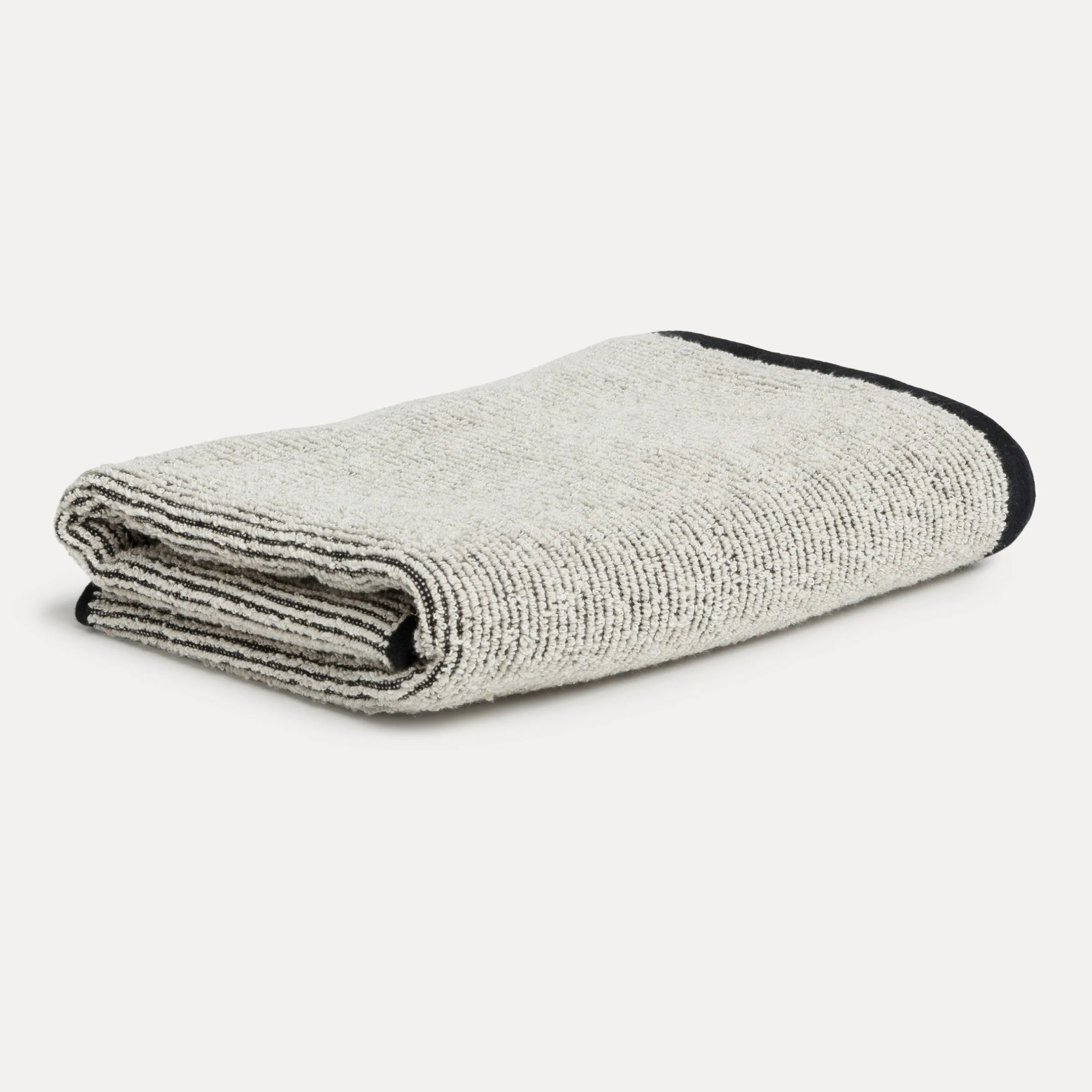 Eden Handtuch 50X100 cm (nature/black)