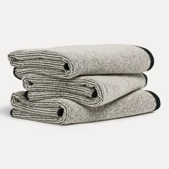 Eden Handtuch 50X100 cm (nature/black)