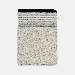Eden Waschhandschuh 20X15 cm (nature/black)