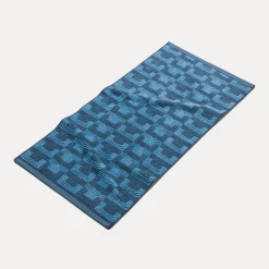Geometric Shapes Duschtuch 67X140 cm (steel blue)