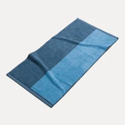 Geometric Shapes Handtuch 50X100 cm (steel blue)