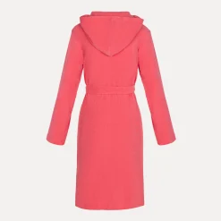 Homewear Bademantel mit Kapuze rot (coral)