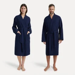 Homewear Kimono blau (deep sea)