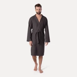 Homewear Kimono grau (graphite)