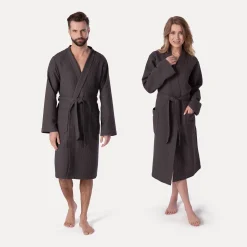 Homewear Kimono grau (graphite)