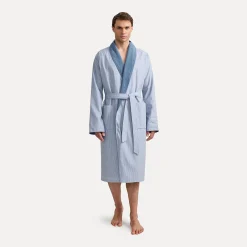 Homewear Morgenmantel blau (steel blue)
