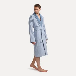 Homewear Morgenmantel blau (steel blue)