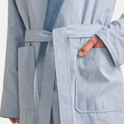 Homewear Morgenmantel blau (steel blue)