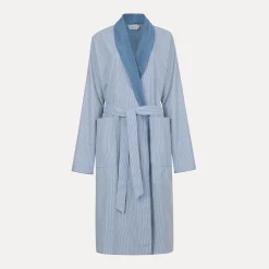 Homewear Morgenmantel blau (steel blue)