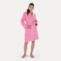 Homewear Schalkragenmantel pink (flamingo)