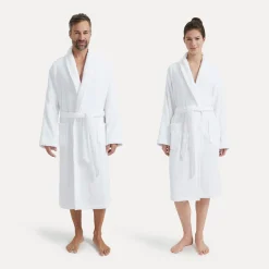 Homewear Schalkragenmantel weiß (snow)