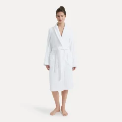 Homewear Schalkragenmantel weiß (snow)