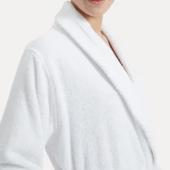 Homewear Schalkragenmantel weiß (snow)