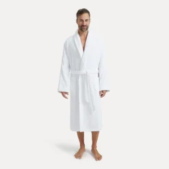 Homewear Schalkragenmantel weiß (snow)