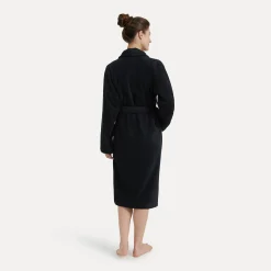 Homewear Schalkragenmantel schwarz (black)