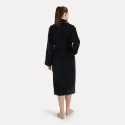 Homewear Schalkragenmantel schwarz (black)