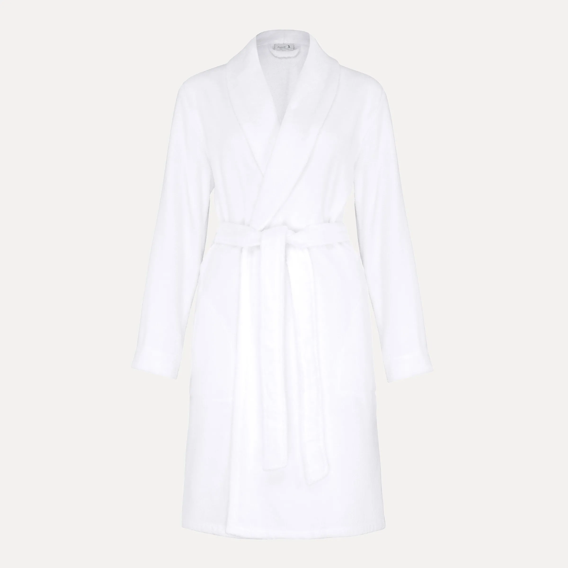 Homewear Schalkragenmantel weiß (snow)