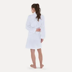 Homewear Schalkragenmantel weiß (snow)