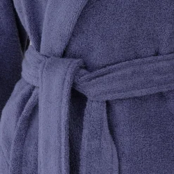 Homewear Schalkragenmantel lila (blueberry)