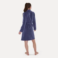 Homewear Schalkragenmantel lila (blueberry)