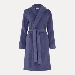 Homewear Schalkragenmantel lila (blueberry)
