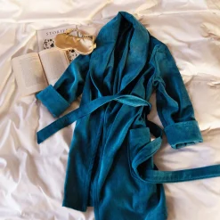 Homewear Schalkragenmantel mint (sea green)
