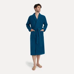 Homewear Schalkragenmantel mint (sea green)